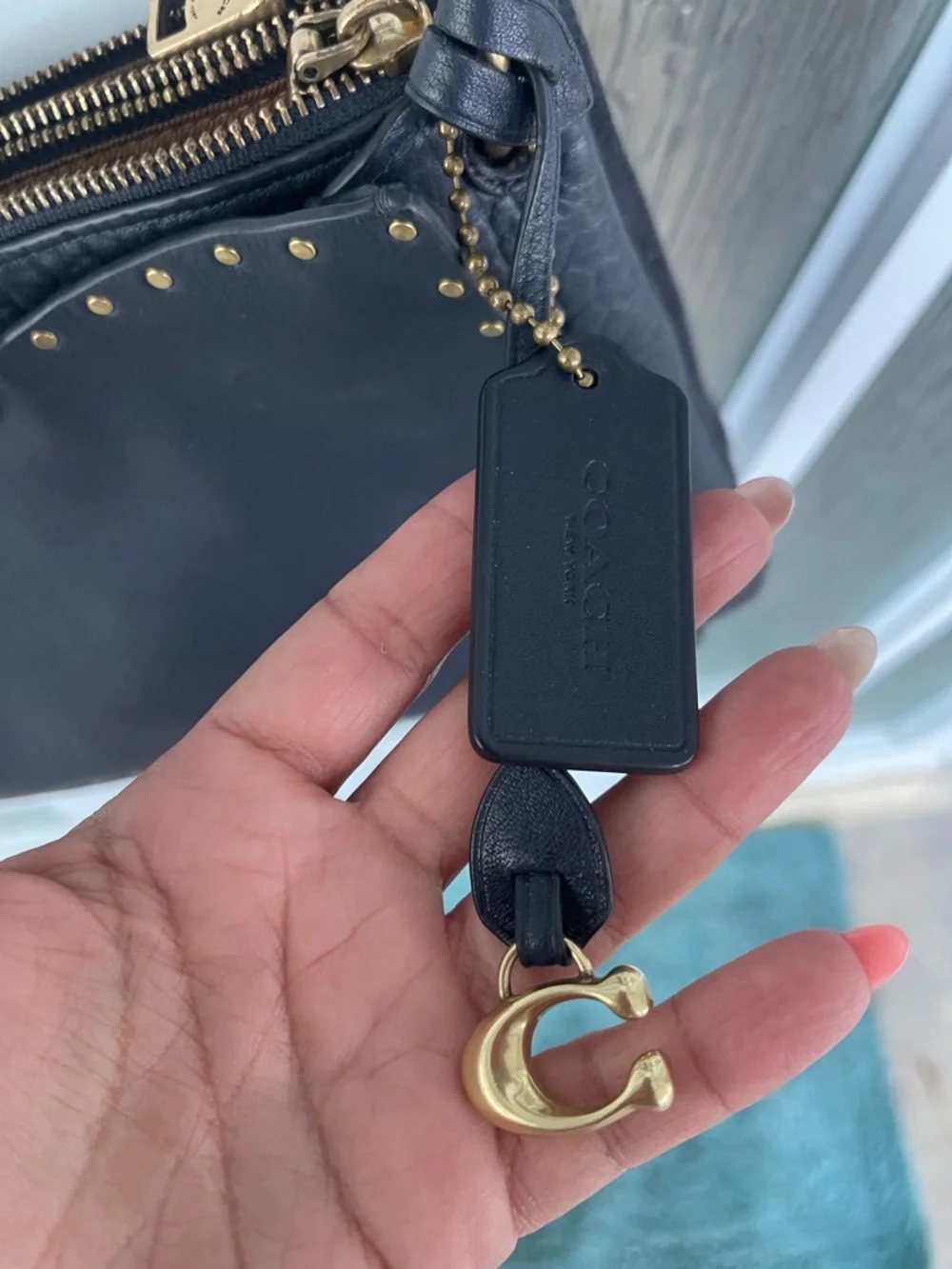 Coach smooth leather